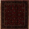 Semnan Red Square Hand Knotted 49 X 50  Area Rug 251-13027 Thumb 0