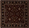 Agra Red Square Hand Knotted 411 X 50  Area Rug 251-13032 Thumb 0