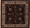 Agra Black Square Hand Knotted 411 X 50  Area Rug 251-13044 Thumb 0