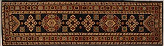 Kazak Blue Runner Hand Knotted 2'11" X 10'1"  Area Rug 251-13103