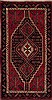 Hamedan Red Hand Knotted 52 X 95  Area Rug 251-13122 Thumb 0