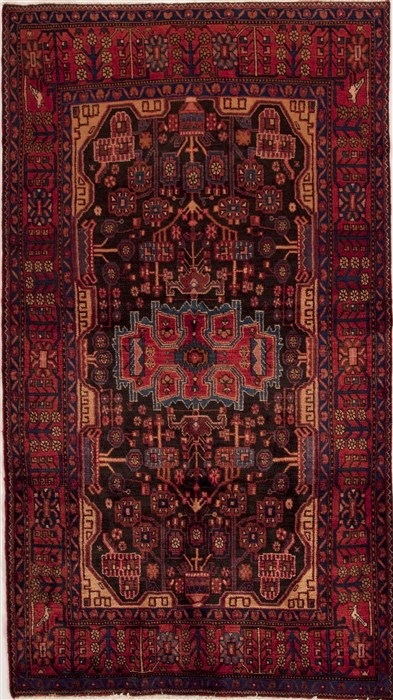 Mussel Multicolor Hand Knotted 52 X 95  Area Rug 251-13131 Image 0