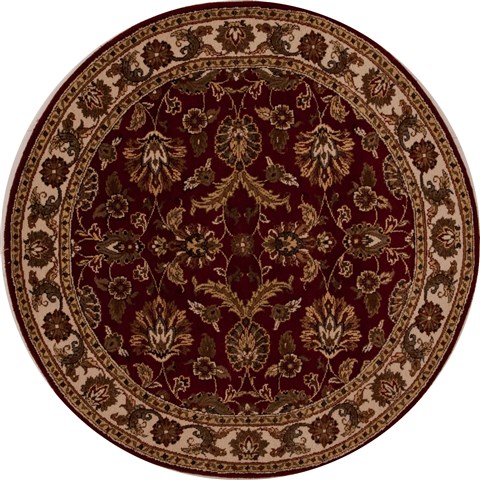 Jaipur Red Round Hand Knotted 411 X 411  Area Rug 251-13147 Image 0