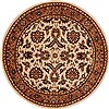 Jaipur White Round Hand Knotted 50 X 50  Area Rug 251-13150 Thumb 0