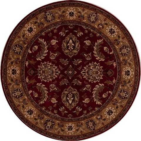 Jaipur Red Round Hand Knotted 411 X 411  Area Rug 251-13154 Image 0
