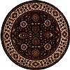 Jaipur Black Round Hand Knotted 411 X 50  Area Rug 251-13155 Thumb 0