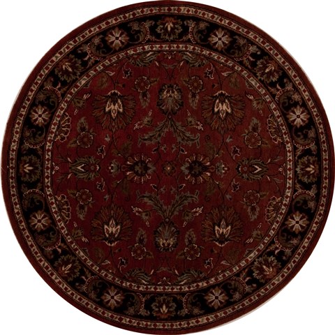 Jaipur Red Round Hand Knotted 50 X 52  Area Rug 251-13170 Image 0