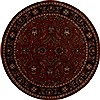 Jaipur Red Round Hand Knotted 50 X 52  Area Rug 251-13170 Thumb 0