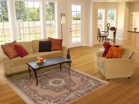 Sino-Persian Purple Hand Knotted 40 X 60 Area Rug 251-13244 Image 5