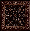 Pishavar Blue Square Hand Knotted 89 X 811  Area Rug 251-13249 Thumb 0