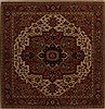 Serapi Beige Square Hand Knotted 910 X 100  Area Rug 251-13252 Thumb 0