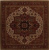 Serapi Beige Square Hand Knotted 910 X 100  Area Rug 251-13252 Thumb 0