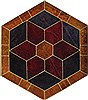 Patchwork Blue Octagon Hand Knotted 82 X 96  Area Rug 300-13281 Thumb 0