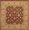 Agra Beige Square Hand Knotted 100 X 102  Area Rug 251-13294 Thumb 0