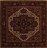 Serapi Beige Square Hand Knotted 910 X 102  Area Rug 251-13296 Thumb 0