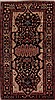 Nahavand Black Hand Knotted 50 X 94  Area Rug 251-13327 Thumb 0