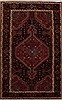 Hamedan Red Hand Knotted 43 X 72  Area Rug 251-13347 Thumb 0