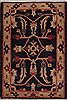 Pishavar Black Hand Knotted 20 X 31  Area Rug 251-13368 Thumb 0