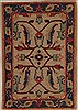 Pishavar Beige Hand Knotted 111 X 211  Area Rug 251-13396 Thumb 0