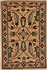 Pishavar Beige Hand Knotted 111 X 211  Area Rug 251-13409 Thumb 0