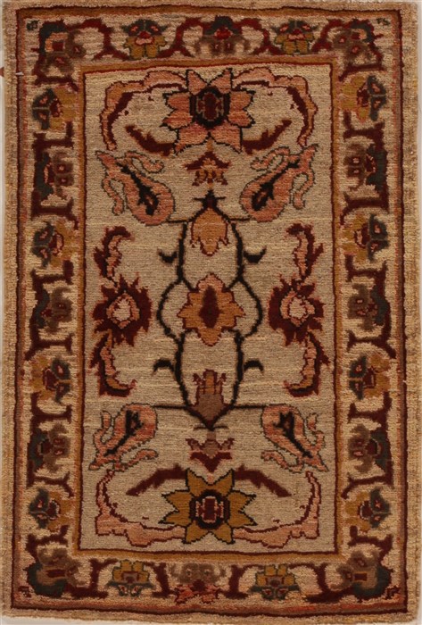 Pishavar Grey Hand Knotted 111 X 211  Area Rug 251-13412 Image 0