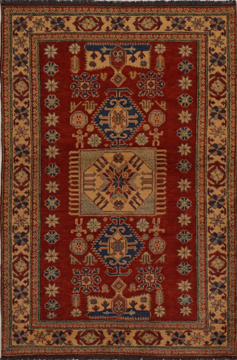 Kazak Red Hand Knotted 311 X 510 Area Rug 251-13488 Image 0
