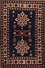 Kazak Blue Hand Knotted 39 X 58  Area Rug 251-13492 Thumb 0