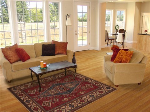 Kazak Red Hand Knotted 39 X 59 Area Rug 251-13493 Image 5