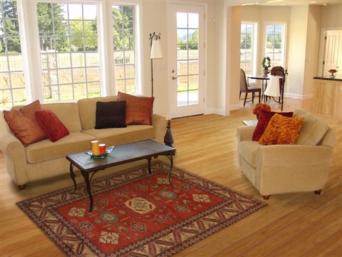 Kazak Red Hand Knotted 310 X 511  Area Rug 251-13496 Image 5