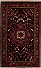 Heriz Black Hand Knotted 30 X 411  Area Rug 251-13584 Thumb 0