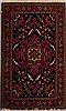 Heriz Black Hand Knotted 30 X 410  Area Rug 251-13586 Thumb 0