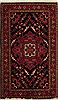 Heriz Black Hand Knotted 211 X 50  Area Rug 251-13589 Thumb 0