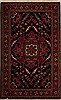 Heriz Black Hand Knotted 30 X 410  Area Rug 251-13590 Thumb 0