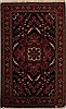 Heriz Black Hand Knotted 211 X 410  Area Rug 251-13594 Thumb 0