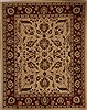 Pishavar Beige Square Hand Knotted 68 X 80  Area Rug 251-13614 Thumb 0
