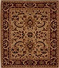 Pishavar Beige Square Hand Knotted 59 X 66  Area Rug 251-13615 Thumb 0