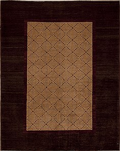 Pishavar Beige Hand Knotted 6'0" X 7'6"  Area Rug 251-13630