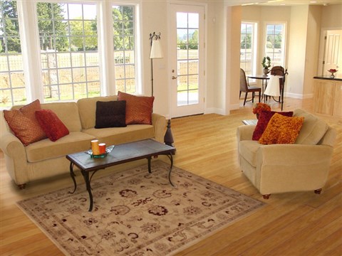 Pishavar Beige Hand Knotted 55 X 711 Area Rug 251-13643 Image 4