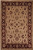 Pishavar Beige Hand Knotted 65 X 92  Area Rug 251-13660 Thumb 0