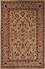 Pishavar Beige Hand Knotted 57 X 86  Area Rug 251-13673 Thumb 0