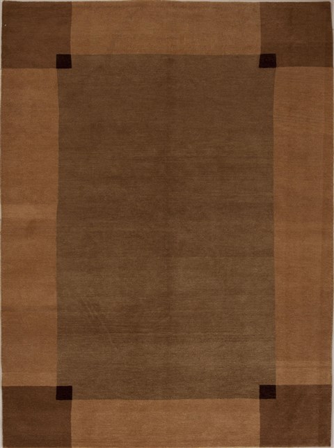 Pishavar Brown Hand Knotted 56 X 78  Area Rug 251-13686 Image 0