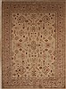 Pishavar Beige Hand Knotted 71 X 96  Area Rug 251-13699 Thumb 0