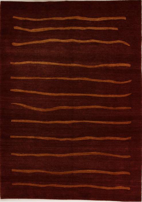 Pishavar Brown Hand Knotted 68 X 93  Area Rug 251-13705 Image 0