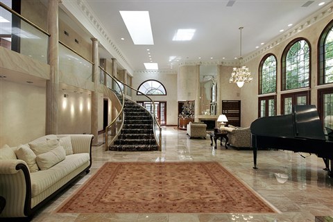Pishavar Beige Hand Knotted 72 X 98 Area Rug 251-13711 Image 1