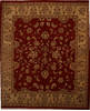 Pishavar Red Hand Knotted 83 X 99  Area Rug 251-13723 Thumb 0