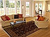 Pishavar Red Hand Knotted 80 X 99 Area Rug 251-13733 Thumb 4
