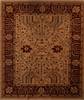 Pishavar Beige Hand Knotted 80 X 93  Area Rug 251-13734 Thumb 0