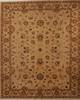 Pishavar Beige Hand Knotted 82 X 99  Area Rug 251-13738 Thumb 0