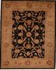 Pishavar Black Hand Knotted 80 X 99  Area Rug 251-13757 Thumb 0