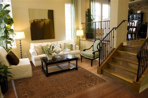 Pishavar Beige Hand Knotted 82 X 99 Area Rug 251-13758 Image 3